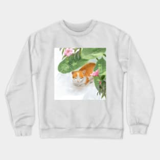 Under the Big Leaves Crewneck Sweatshirt